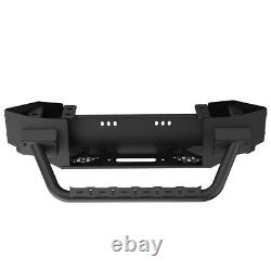Steel Heavy Duty Front Bumper+Bull Bar Upper Bend For 2021-2023 Ford Bronco Part