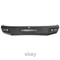 Steel Heavy Duty Full Width Front Bumper withLED Light Fit Toyota Tundra 2014-2021