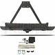 Steel Rear Bumper Withhitch Receiver Spare Tire Rack For 87-06 Jeep Wrangler Yj Tj