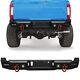 Steel Rear Bumper With Lights & D-rings For 17-22 Ford F250 F350 F450 Super Duty