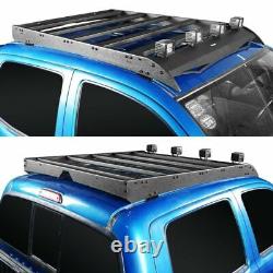 Steel Roof Rack Luggage Carrier Storage For Toyota Tacoma 2005-2023 Double Cab