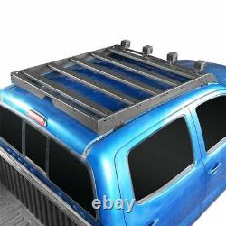 Steel Roof Rack Luggage Carrier Storage For Toyota Tacoma 2005-2023 Double Cab