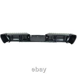 Step Bumper For 2008-2012 Ford F-250 Super Duty With Black Face Pad Rear