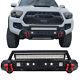 Stubby Steel Front Bumper Withwinch Plate & Spotlight For 2016-2022 Toyota Tacoma
