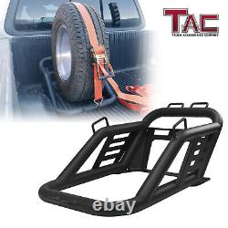 TAC Universal 40 Spare Tire Carrier Heavy Duty Pickup Truck Mount Textured BLK