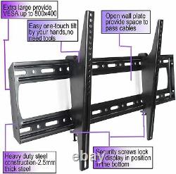 TV Wall Mount Bracket for 40 up to 90 Inch TVs Heavy Duty Steel Supports 220lbs