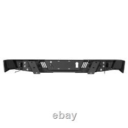 Texture Heavy Duty Steel Rear Back Bumper withLED Light for 2006-2014 Ford F150