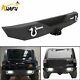 Textured Rear Bumper With D Ring 2 Receiver Led Light For 07-18 Jeep Wrangler Jk
