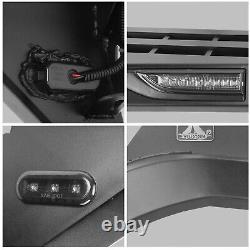 Textured Rear Fenders Flares For 2007-2018 Jeep Wrangler JK JKU Heavy Duty Steel