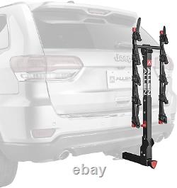 Truck SUV Rack Hitch Mount 5-Bike Bicycle Carrier Heavy Duty Rear Travel Camping