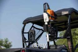UTV SxS Heavy Duty Steel Chainsaw Carrier Mounts to Roll Bars 1 to 2 Inches NEW