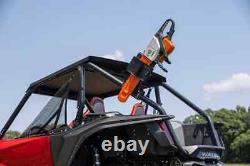 UTV SxS Heavy Duty Steel Chainsaw Carrier Mounts to Roll Bars 1 to 2 Inches NEW