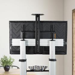 Ultra Heavy Duty Mobile Stand TV Cart Mount Fits 60 to 100 Flat Screens