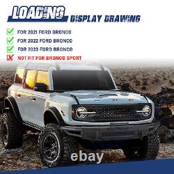 Unique Design Full-Width Front Bumper Heavy Duty For 2021 2022 2023 Ford Bronco