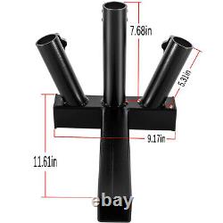 Universal Heavy Duty 3 Flag Pole Holder 2Hitch Mount for Truck SUV Trailer Jeep