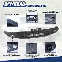 Upgrade Full-Width Front Rear Bumper Heavy Duty Steel For 2021-2023 Ford Bronco