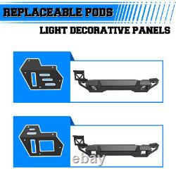 Upgrade Heavy Duty Front+Rear Bumper Kits WithLED Lights For 2021-2023 Ford Bronco