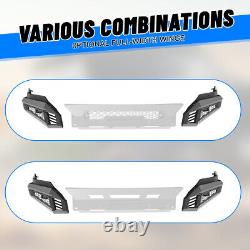 Upgraded Front Bumper/Bull Bar/Skid Plate/Side Wing For 2013-2018 Dodge Ram 1500