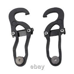 Upgrated Heavy Duty Front Tow Hooks For 2009-2019 Dodge Ram 1500 Black Steel NEW