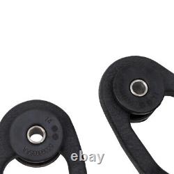 Upgrated Heavy Duty Front Tow Hooks For 2009-2019 Dodge Ram 1500 Black Steel NEW