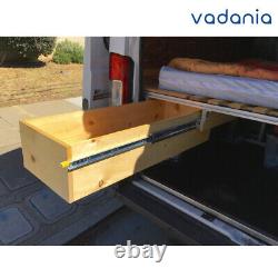 VADANIA VD2576 485lb Ultra Heavy Duty Drawer Slides with Lock Side Mount 1 pair