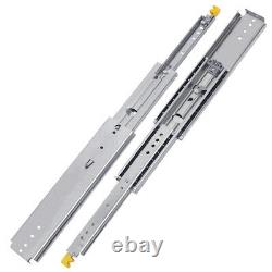 VD2576 485lb Ultra Heavy Duty Drawer Slides with Lock Side Mount 1Pair