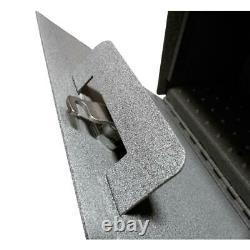 Wall-Mount Mailbox High Security Locking Large Heavy Duty Steel Granite Gray