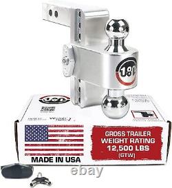 Weigh Safe 180 HITCH CTB6-2 6 Drop Hitch 2 Receiver 12,500 LBS MADE IN USA