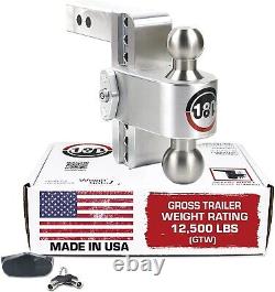 Weigh Safe 180 HITCH LTB6-2 6 Drop Hitch 2 Receiver 12,500 LBS