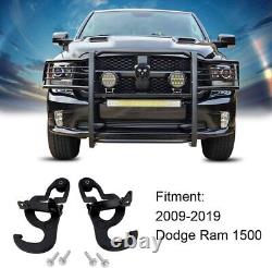 2pcs Ram Crochet De Remorquage Avant Lourd Service Pour Dodge Ram 1500 2009-2019 68196982aa