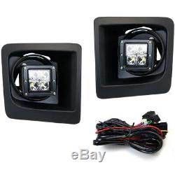 40w Cree Led Pods Withfoglight Cover, Mounts Support, Relais Pour 2014-15 Gmc 1500