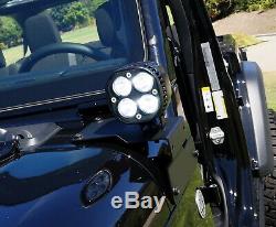 A-pilier 20w Led Pod Light Kit Withbracket, Relais Pour 18+ Jeep Wrangler / Gladiator