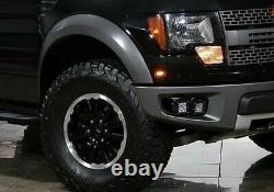 Amber 80w Cree Pods Led Avec Des Supports De Pare-chocs Inférieurs, Câblage Pour 10-14 Ford Raptor