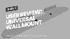 Avis De L’utilisateur Universal Wall Mount Soundbar Stand Heavy Duty Steel Metal Home Studio Audio Spe