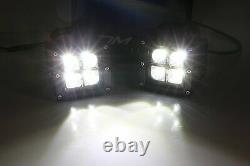 Baldas Led 40w Avec Support Foglight / Wirings Pour 05-07 Ford F250 F350 F450 Excursion