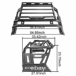 Barre De Roll Rack Longue / Courte En Acier Pour Camion Lourd Pour Toyota Tacoma 2005-22