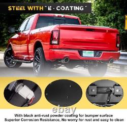 Bouclier avant/arrière pour Dodge Ram 1500 de 2013-2018 en acier résistant revêtu de poudre