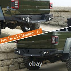 Combo de pare-chocs avant et arrière en acier robuste pour Jeep Gladiator JT 2020-2023