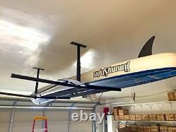Double Sup & Surf Plafond Rangement Rack 2 Overhead Hanger Mount Boards Heavy Duty
