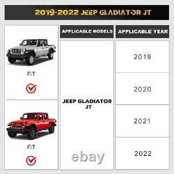 Extensions d'ailes arrière texturées pour Jeep Wrangler JK JKU 2007-2018 en acier haute résistance