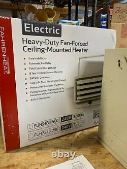 Fahrenheat Heavy Duty Fan Forced Ceiling-mounted Electric Heater- Fuh54-voir Note