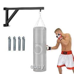 Heavy Duty Boxing Punishing Bag Hanger Wall Mount Steel Bracket De Sac Lourd Pour