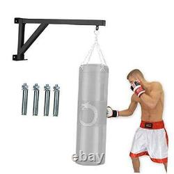 Heavy Duty Boxing Punishing Bag Hanger Wall Mount Steel Bracket De Sac Lourd Pour