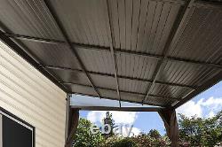 Heavy Duty Metal Gazebo Wall Mount Kit Extérieur Sun Shade Shelter Pergola 10x12ft