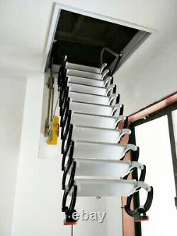 Heavy Duty Steel Metal Loft Wall Ladder Stairs Attic Folding Ladder Wall Monté