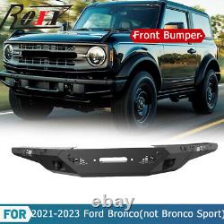 Kits de pare-chocs avant en acier renforcé de remplacement pour Ford Bronco 2021-2023 2 EN 1