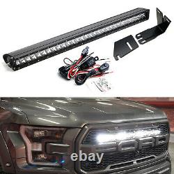 Led Invisible 30 Pouces Light Bar Withmounting Supports, Fils Pour 17-20 Ford Raptor