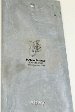 Madrax Galvanized Steel Bike Rack Floor Mount Commercial Grade Heavy Duty