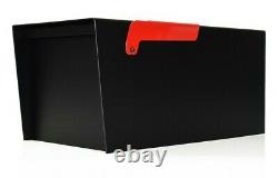 Modern Design Post Mount Mailbox Package Colis Postal Heavy Duty Made In USA