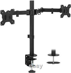 Montez-le! Dual Monitor Mount Double Monitor Desk Stand Two Heavy Duty Full M